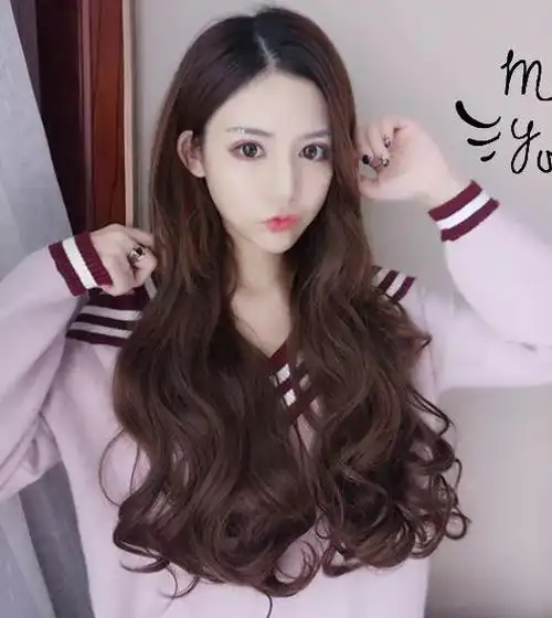 大波浪烫发真的太美了,美的让人感觉不真实