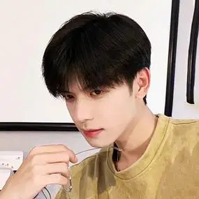 假发男短发全头套韩版男士自然发型蓬松日常碎盖齐刘海直发假发套