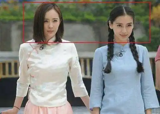 当1米68杨颖撞上1米67杨幂,站在一块后,网友:谎报身高尴尬不?