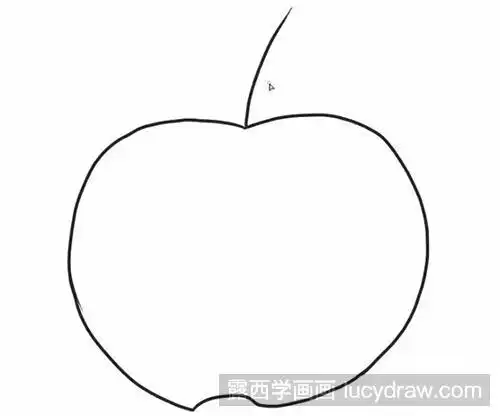 今天露西学画画网的小编就跟大家介绍苹果简笔画的画法,想学习的同学