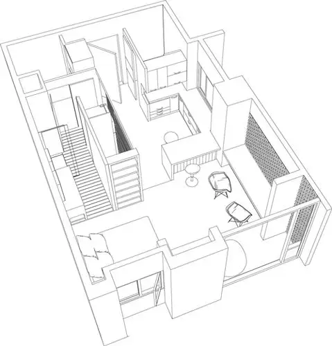 平面图,透视立体图