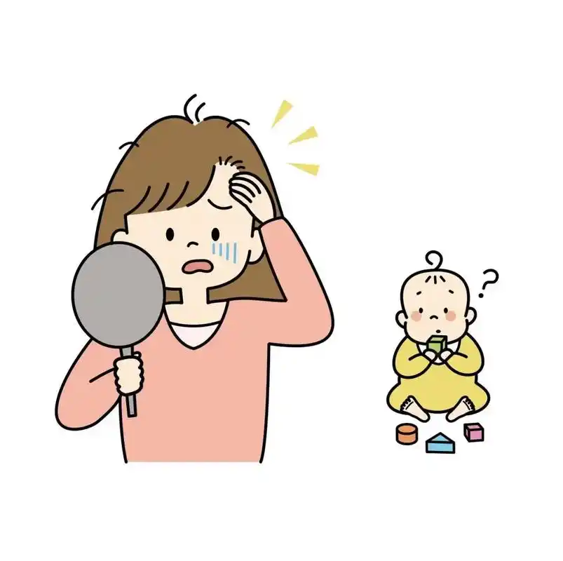 产后脱发真是谁都无法避免呀!#漫画 #趣味动画 #随心漫 - 抖音