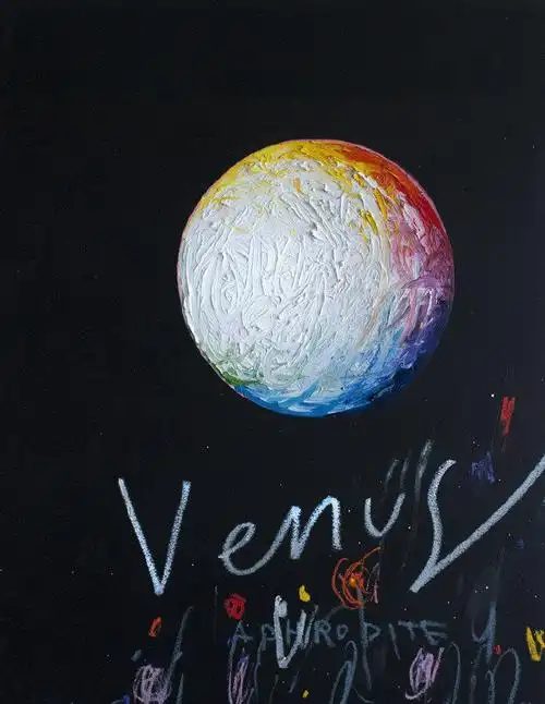 宇宙##星球##油画