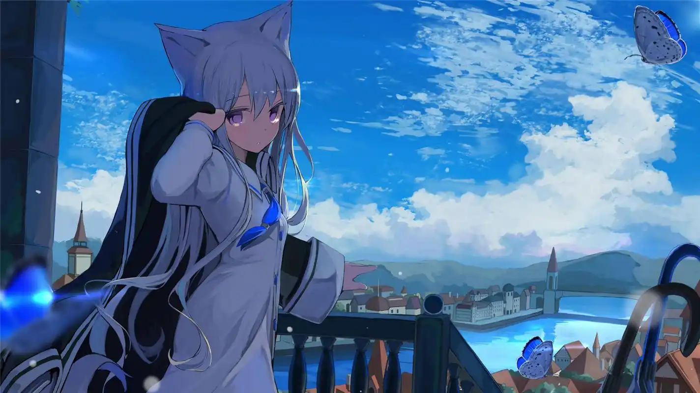 唯美动漫场景高清桌面壁纸