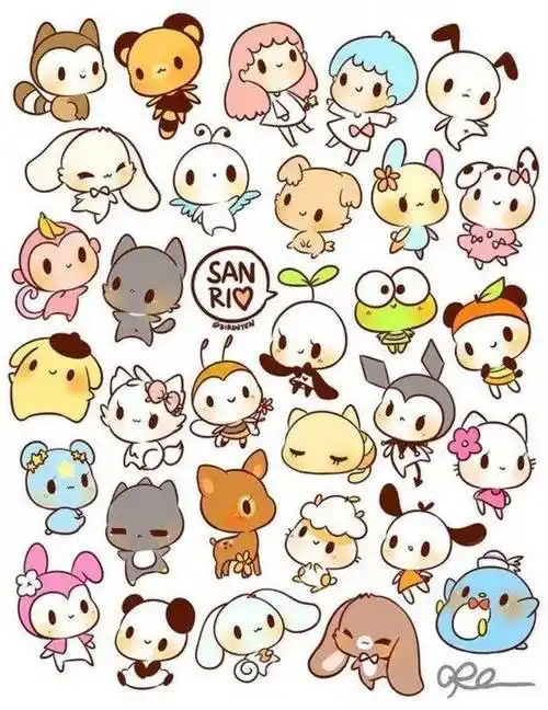 100种简笔画法超级实用的素材建议收藏200例萌萌哒手绘动物简笔画分享