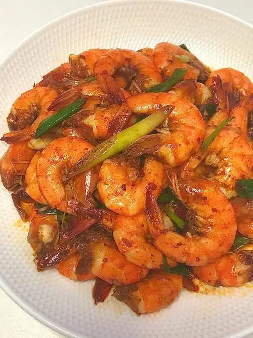 懒人的营养晚餐香辣虾