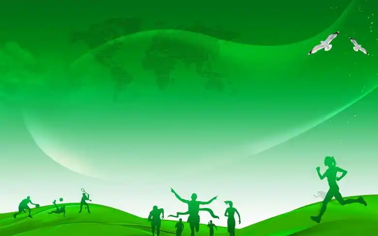 校园春季体育运动会psd素材