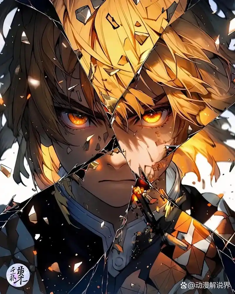 今日份分享~破碎镜面动漫人物 share-8k高清壁纸 锁屏壁纸 #动漫人物