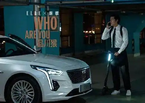 胡歌作为成熟,睿智的代表代言凯迪拉克ct6,这种与产品调性,风格相契合