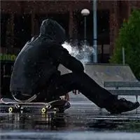 关于淋雨的伤感头像_微信头像图片大全