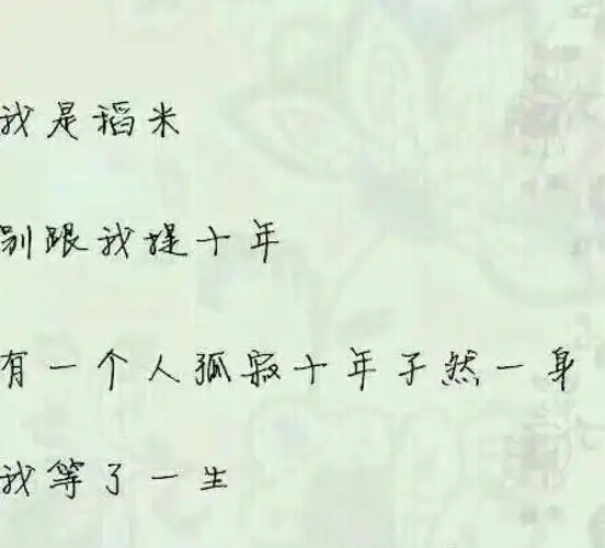 你好,我是稻米.盗墓笔记的稻米.南派三叔的稻米.