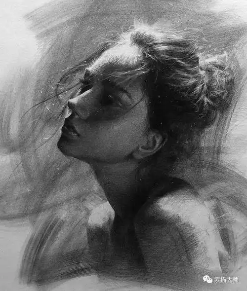 风格各异的女性肖像素描,欣赏了!