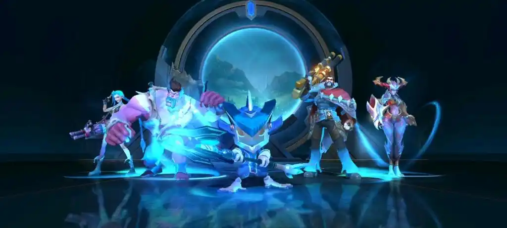 英雄联盟手游小鱼人 银河魔装机神皮肤特效鉴赏