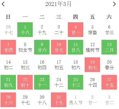 2021年3月买车提车黄道吉日查询