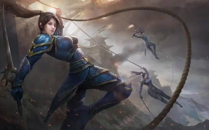 电脑cg壁纸只存于幻境中的古风之人