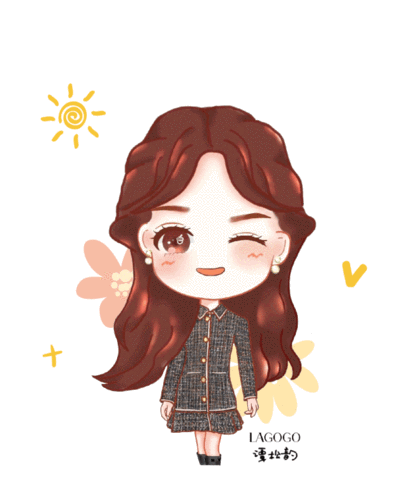 67哇塞女孩谭松韵q版卡通形象萌翻我