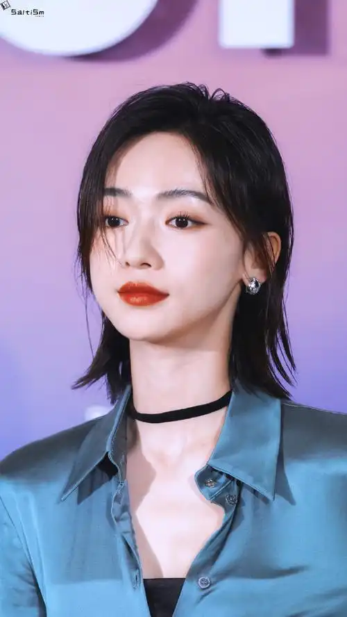 吴谨言超a湿发大片##superelle风格由我##superelle盛典红毯