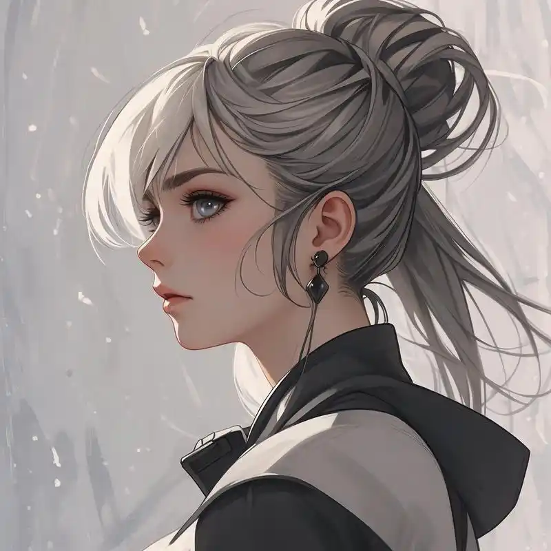 我给大家带来一组超级可爱的女生比心漫画头像～每一个都充满了少女心