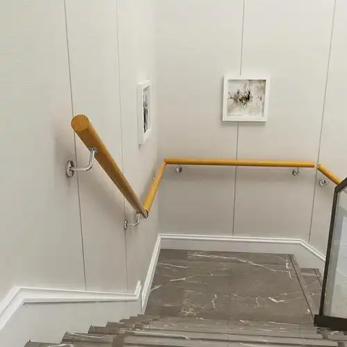 扶手实木靠墙楼梯幼儿园儿童安全拉手室内阁楼别墅楼梯扶手