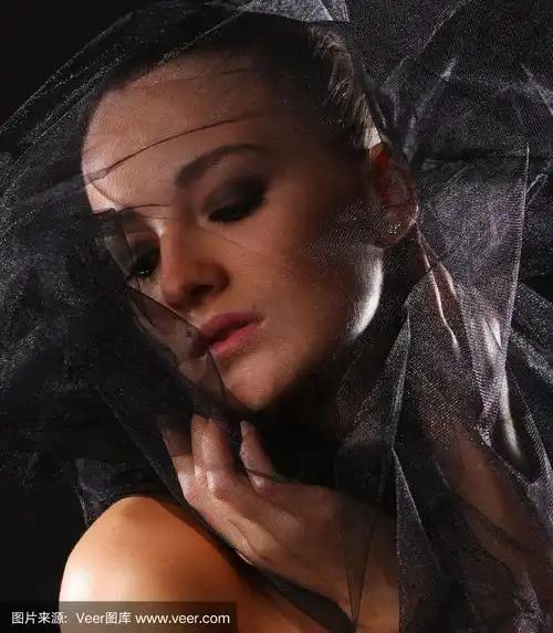 戴面纱的女人的肖像