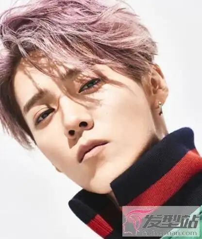 鹿晗三七分发型修颜洋气魅力加分