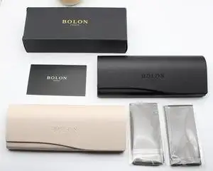 暴龙原装眼镜盒近视镜盒太阳镜盒鼻托皮质眼镜布软牛皮高档便携式