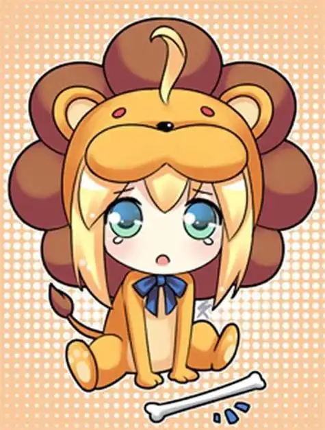 狮子座的q版简笔画