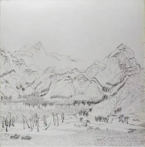 千里江山图底稿二