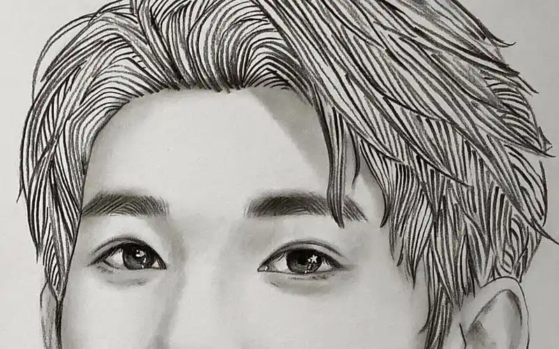 60分钟画的王源速写肖像,七夕快乐_哔哩哔哩 (゜-゜)つロ 干杯~-bili