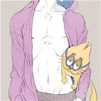 动漫腹肌男撩衣服头像