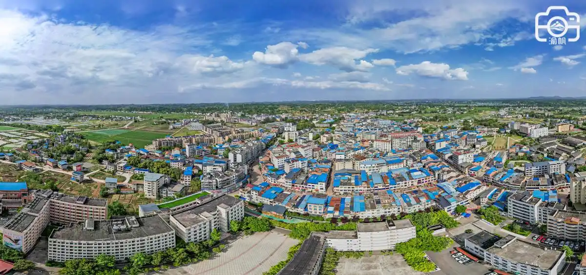 潼南柏梓镇,很不重庆的渝西大镇,面积超渝中,人口近10万