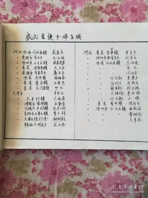 武氏宗谱,武氏族谱,武氏宗族谱书卷首,武氏宗族谱书卷一,卷二,卷三