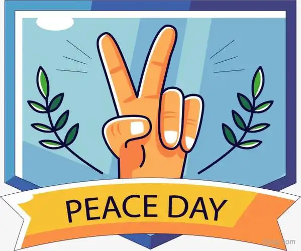 胜利手势国际和平日png素材透明免抠图片-其他元素