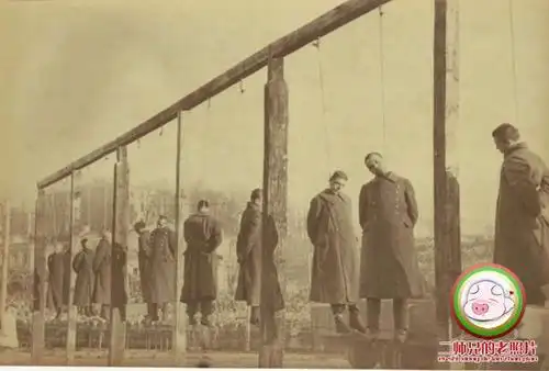 二师兄的老照片:德国战犯被集体绞刑全过程,善恶到头终有报