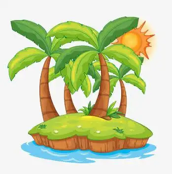 手绘/卡通 卡通元素 > 海上小岛 收藏 [声明] 觅元素所有素材为用户