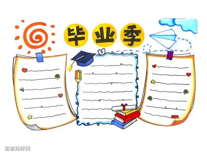 【手抄报作品】毕业季手抄报 - 元艺考