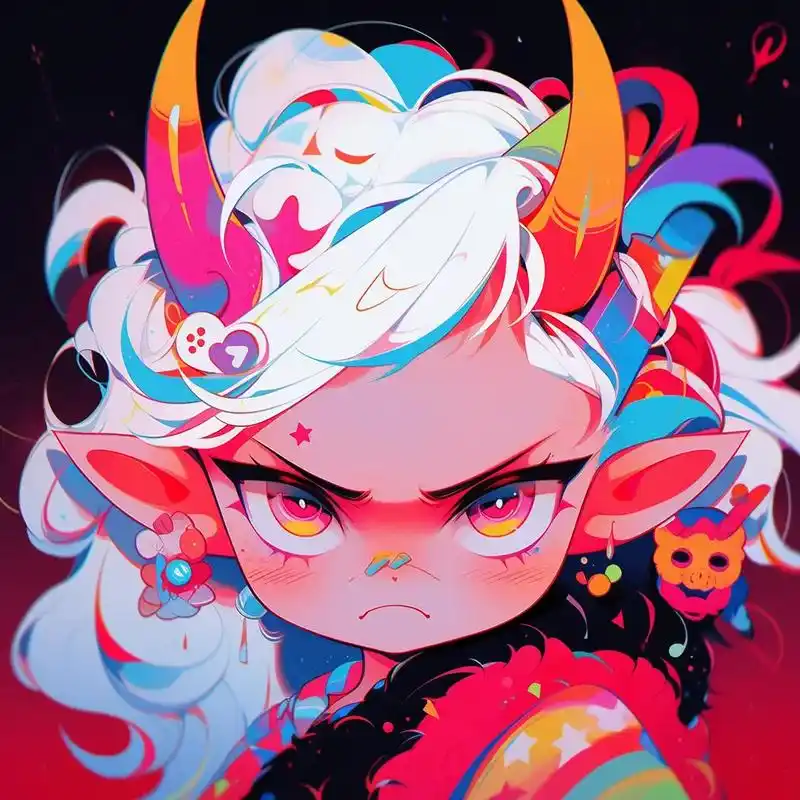 女生头像,可爱的小恶魔.#动漫女头 #优质头像 #女生头像