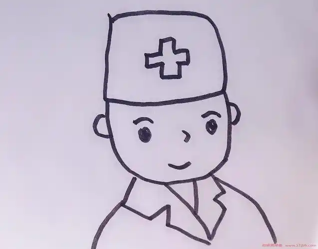 怎么画医生简笔画图片