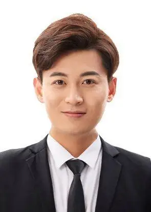 一寸证件照-商务西装男士白底证件照