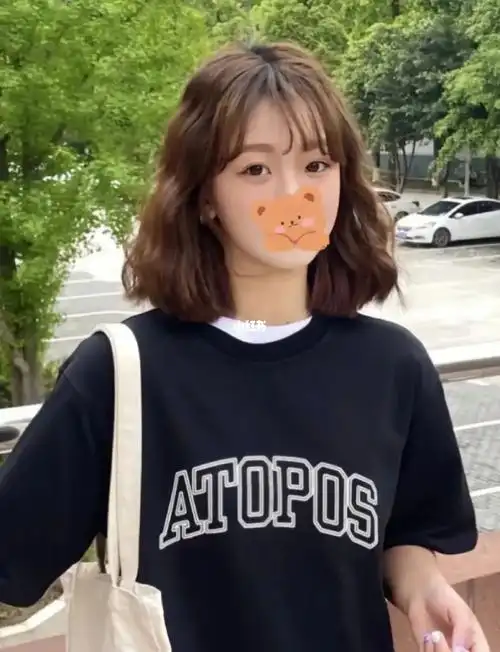 冲吖	姐妹们,中短发一定要烫的一款蛋卷头