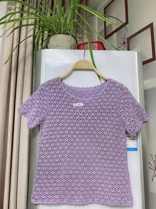 96一团线的魔法,夏日钩衣--附图解