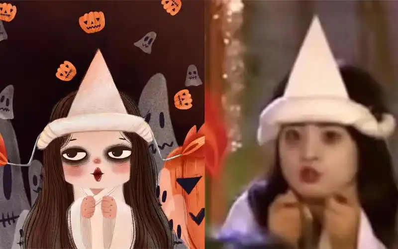 万圣节湘琴可爱鬼公开课ipad绘画教程