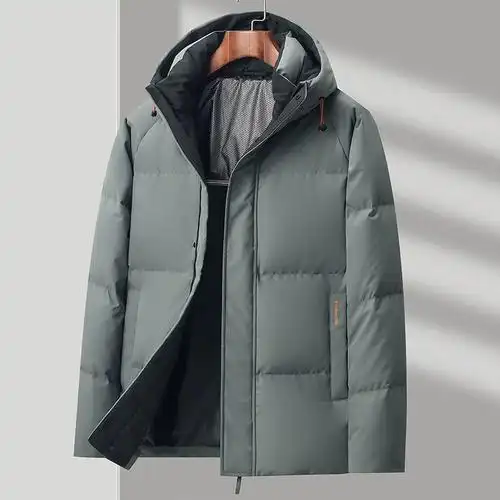 优质精品疯狂促销羽绒服白鸭绒连帽新款时尚都市款上市常规款男装