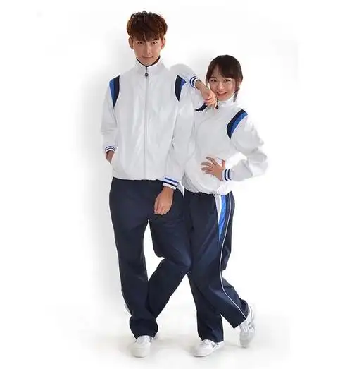 顺德区校服高中生男女冬装加厚服套装长袖外套裤校服 白 冬衣(内网) 1