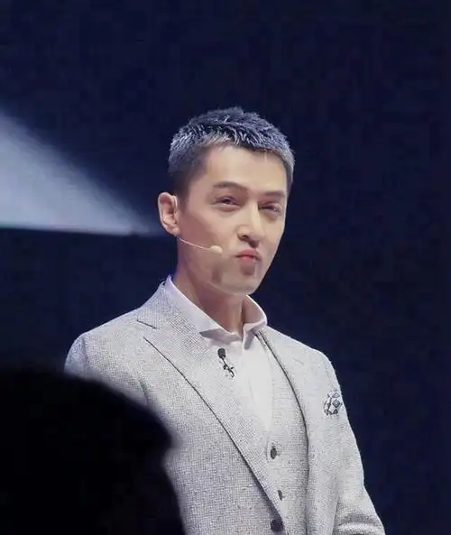 胡歌有颜任性奶奶灰小寸头发型说不重要