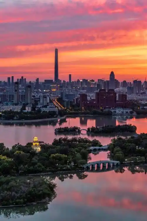 美图壁纸|大美天津,流光溢彩_城市_程早_繁华都市