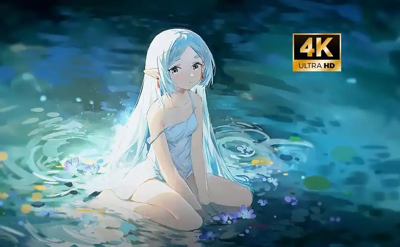「水中 芙莉莲」4k动态壁纸分享