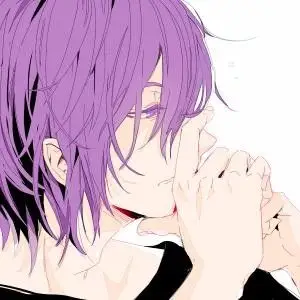 我要紫色瞳孔,紫色头发的漫画人物图片