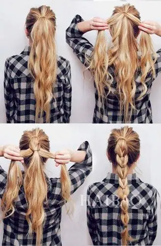 不想剪掉及腰长发 扎个时髦马尾就能清爽一夏-其他频道-手机搜狐