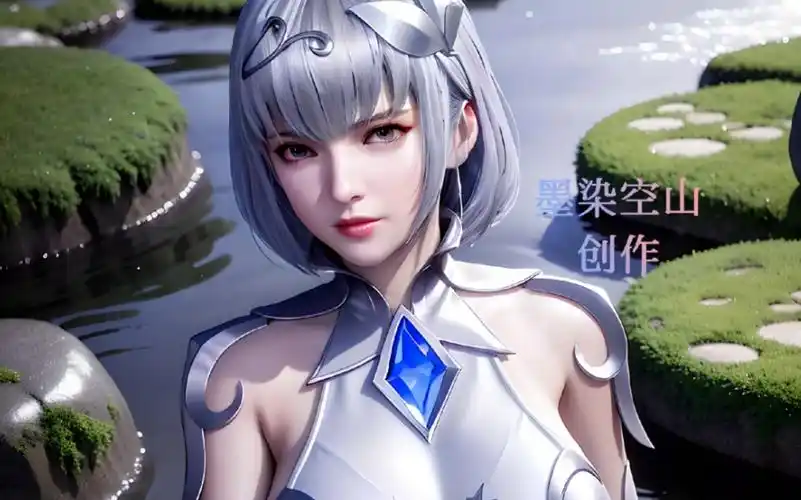 【ai绘画】斗罗大陆-叶泠泠(墨染空山)
